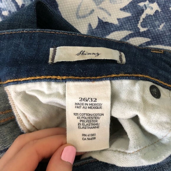 Denim & Supply - Distressed Skinny Jeans - Size 26 - Picture 5 of 5